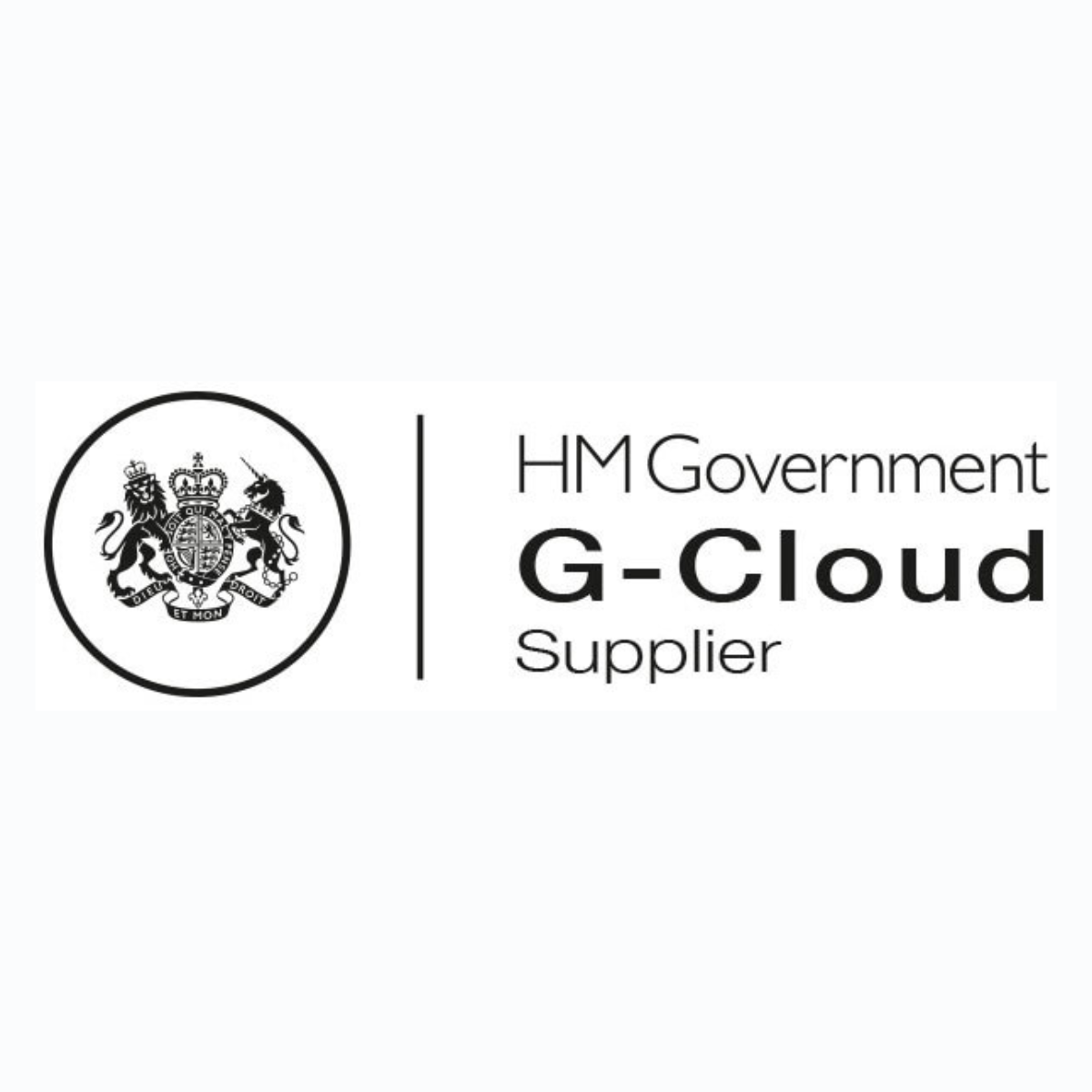HM Government G-Cloud Supplier Logo